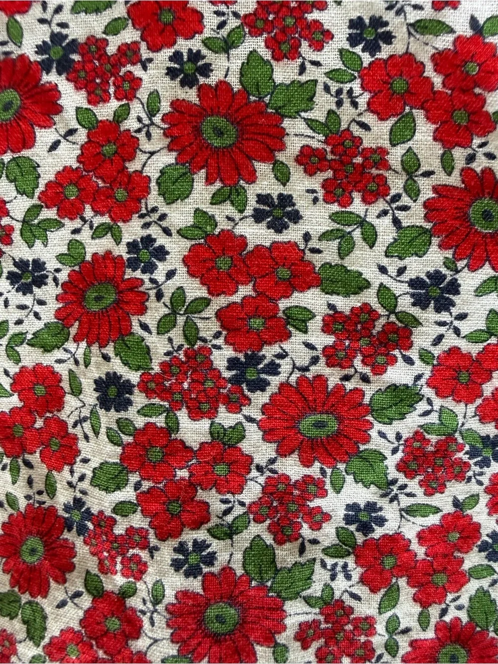 Polo Ralph Lauren Girls Floral Sundress Red White Pocket Dress Size 5